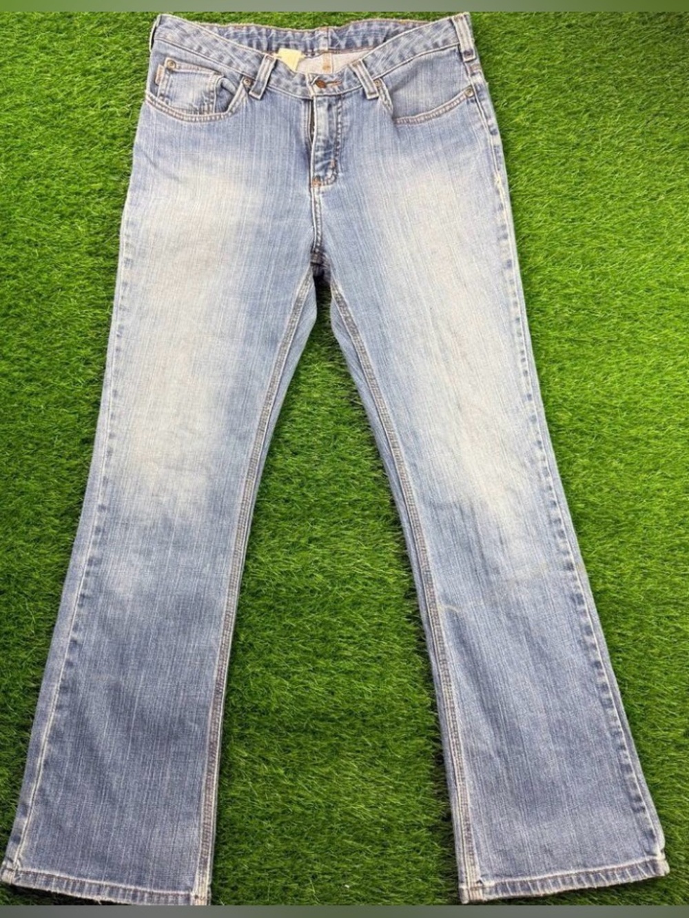 Carhartt Women's Light Blue Flared Bootcut Jeans